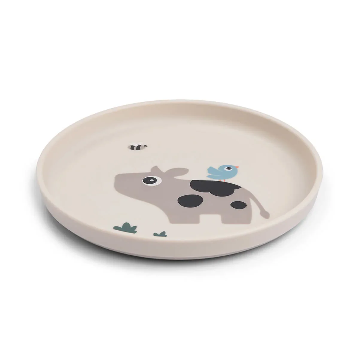 Done by Deer® Foodie Plate Tiny Farm Sand - Image 2