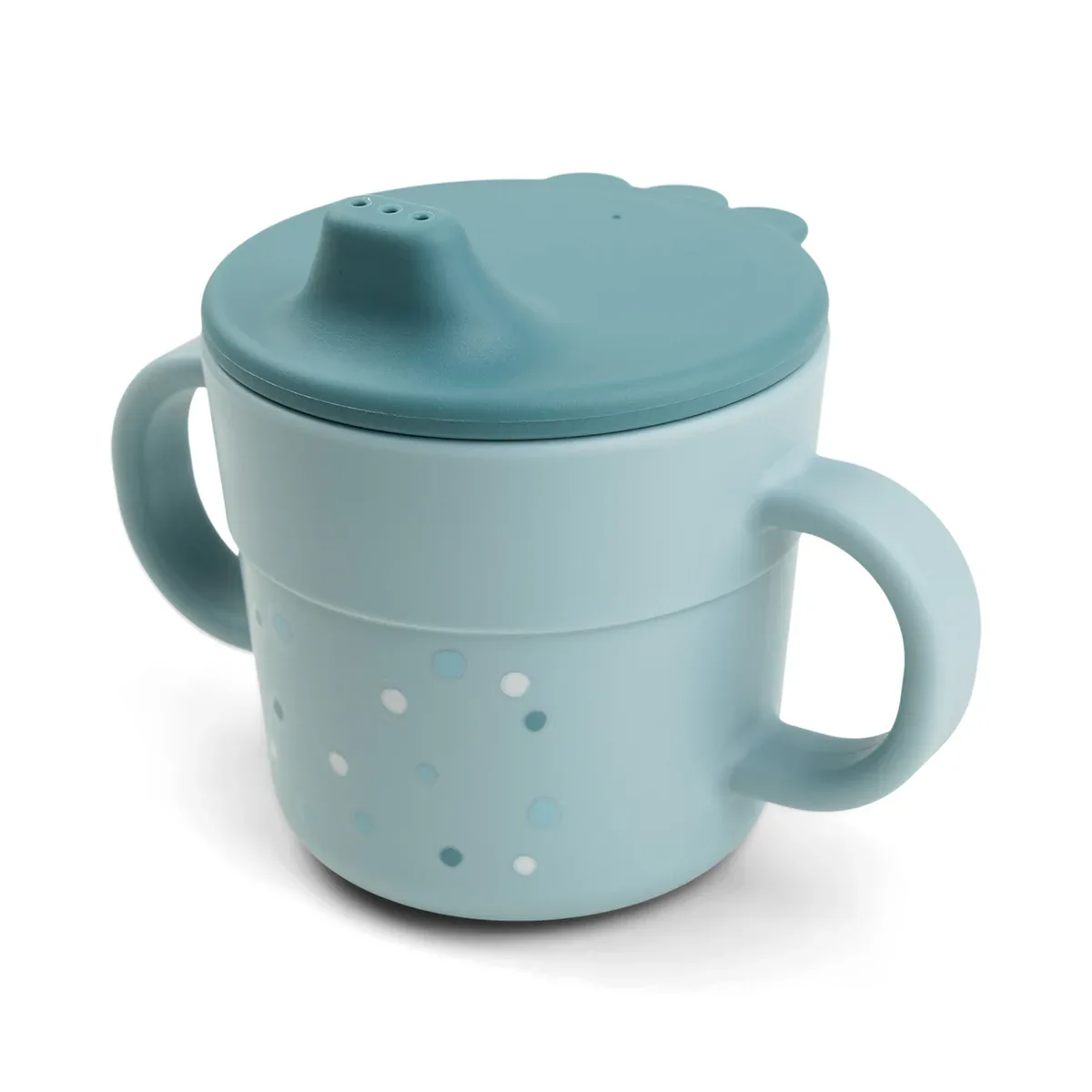 Done by Deer® Foodie Spout Cup Happy Dots Blue