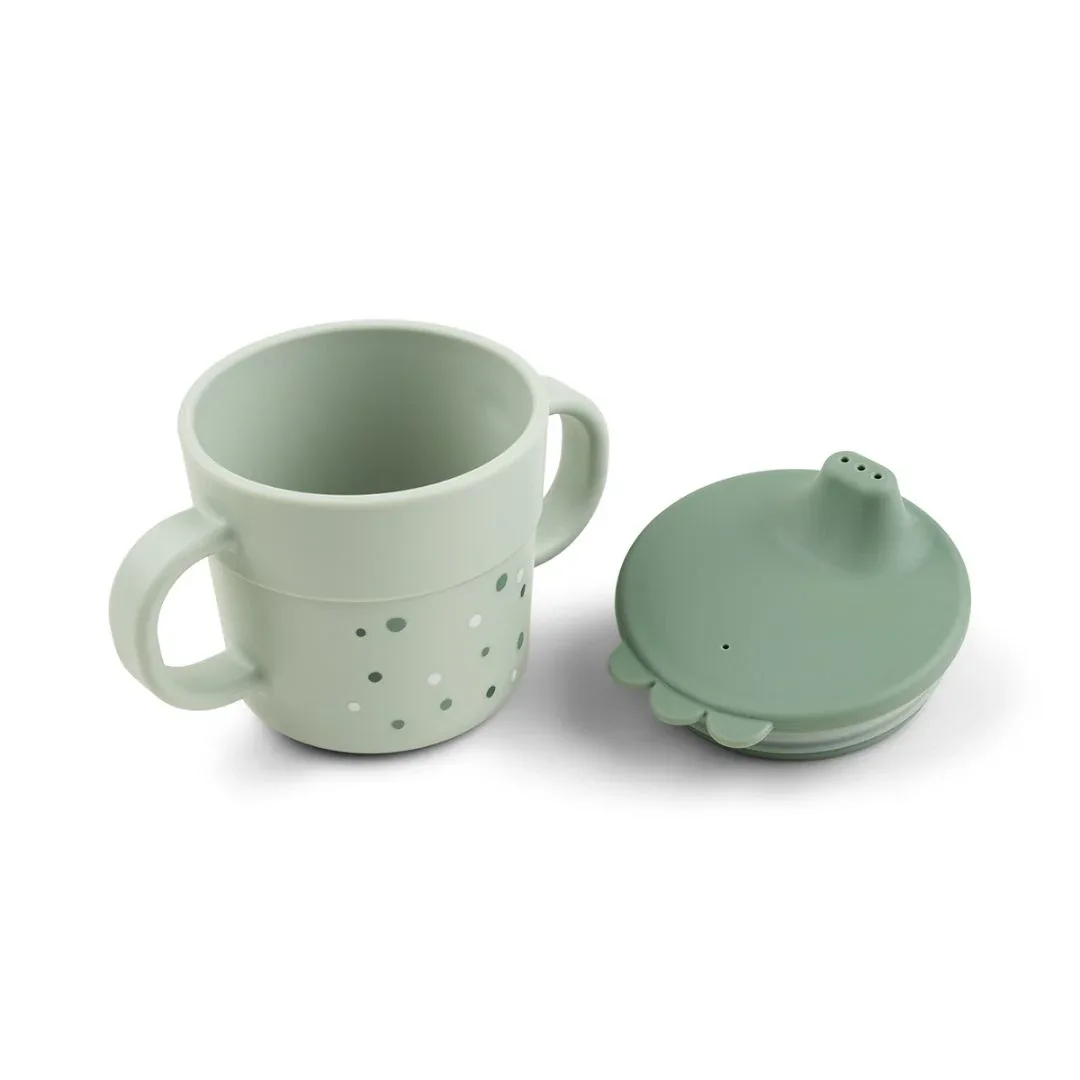 Done by Deer® Foodie Spout Cup Happy Dots Green - Image 5