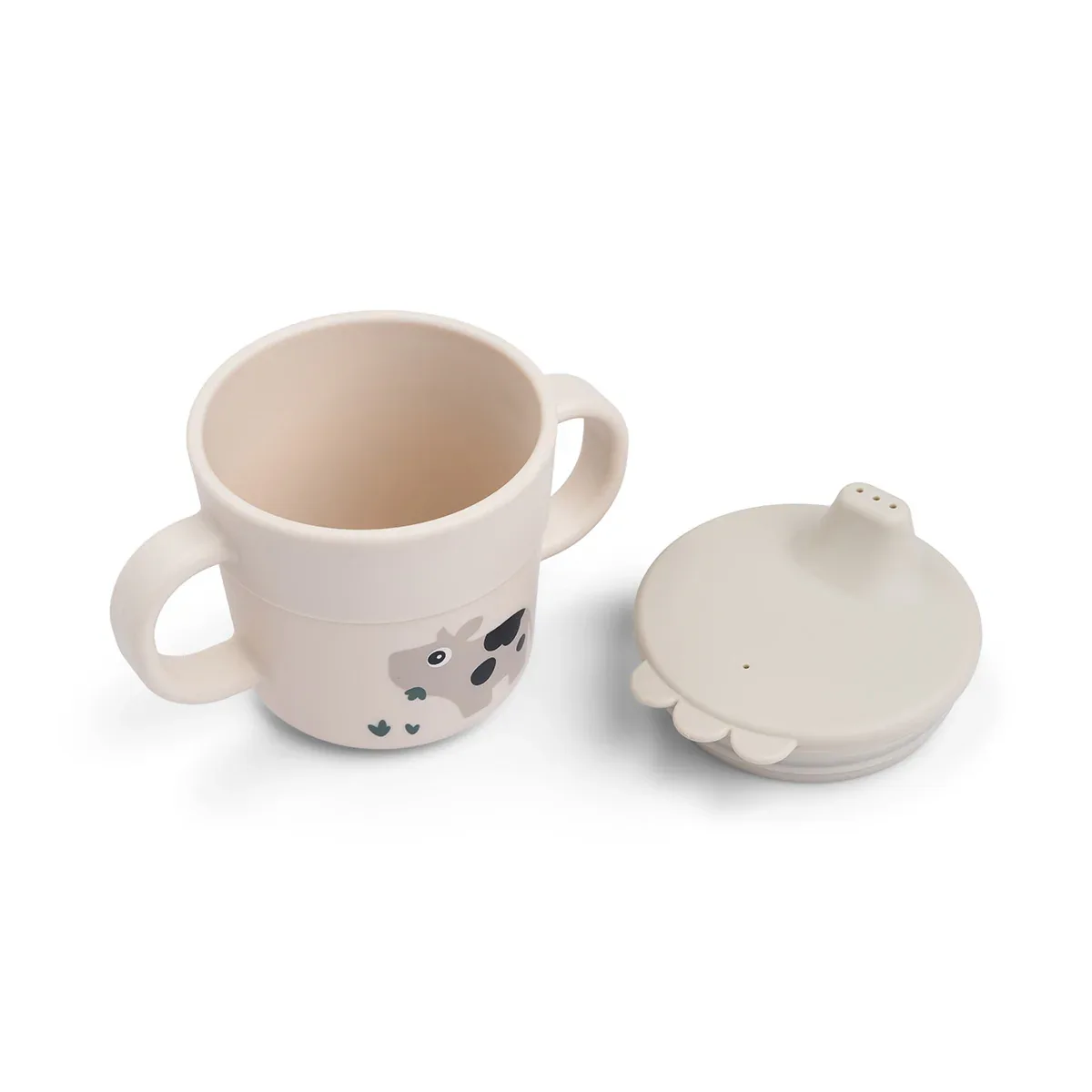 Done by Deer® Foodie Spout Cup Tiny Farm Sand - Image 2