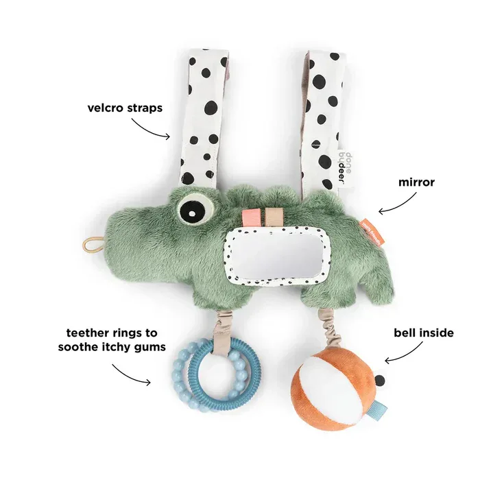 Done by Deer® Hanging activity toy Croco Green - Image 2