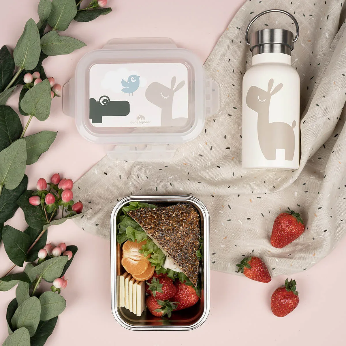 Done by Deer® Insulated bottle 350ml Lalee Sand - Image 5