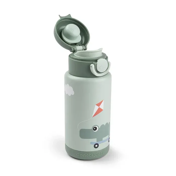 Done by Deer® Insulated bottle 340ml Playground Green - Image 2