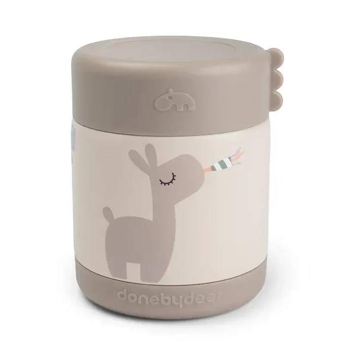 Done by Deer® Insulated food jar 300ml Celebration Sand
