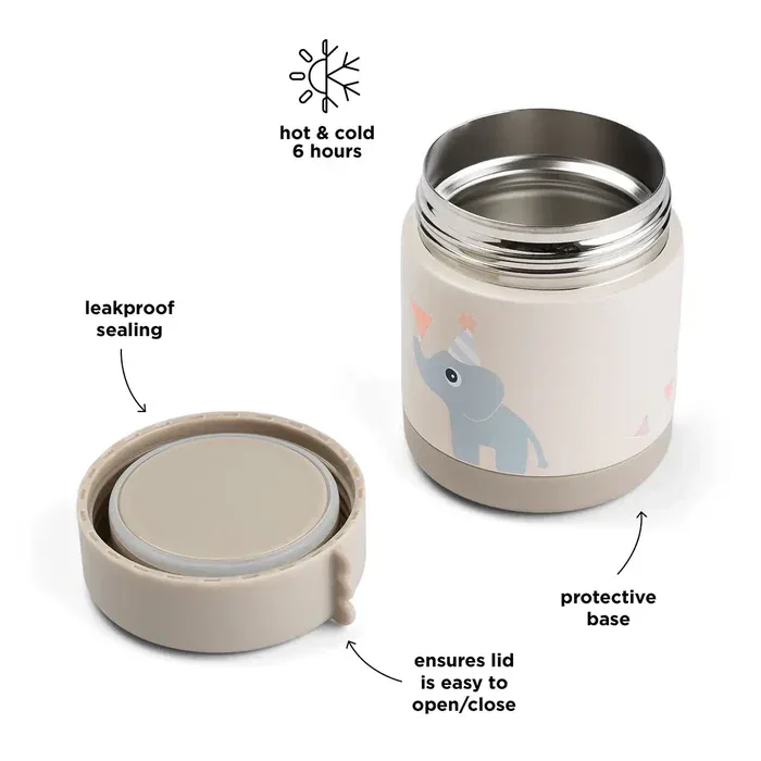 Done by Deer® Insulated food jar 300ml Celebration Sand - Image 2
