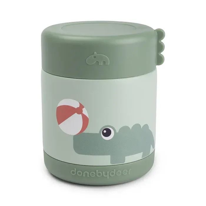 Done by Deer® Insulated food jar 300ml Playground Green