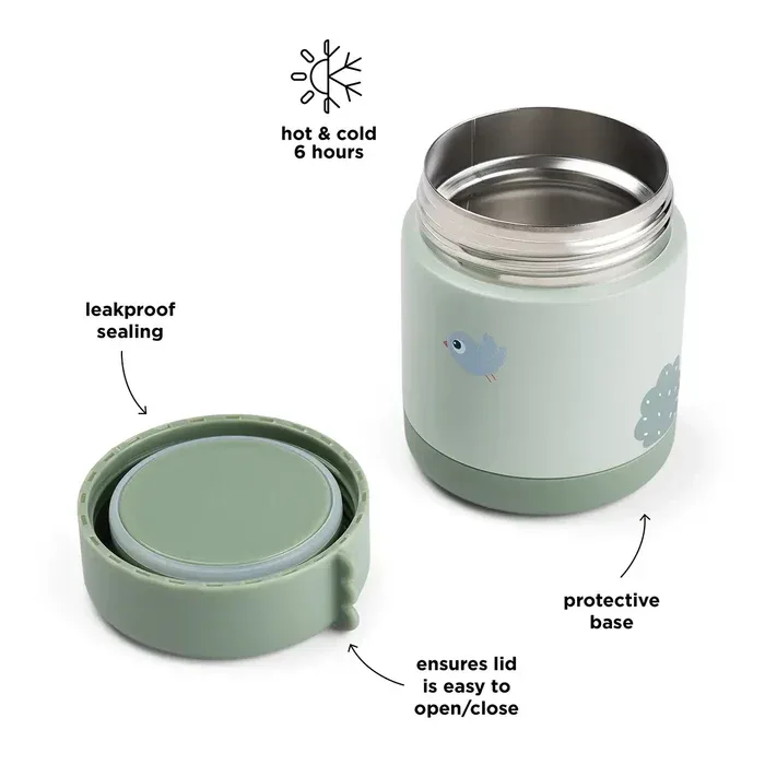 Done by Deer® Insulated food jar 300ml Playground Green - Image 2