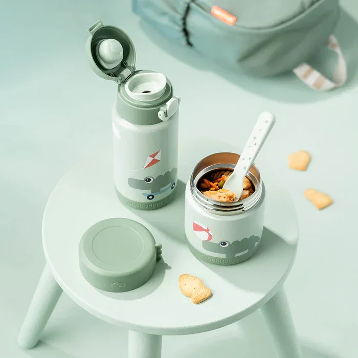 Done by Deer® Insulated food jar 300ml Playground Green - Image 4