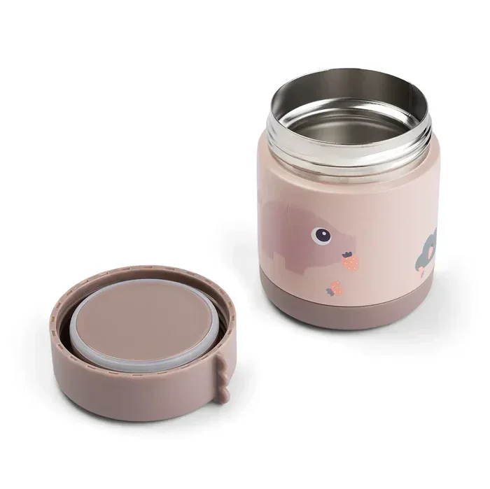 Done by Deer® Insulated food jar 300ml Tiny farm Powder - Image 3