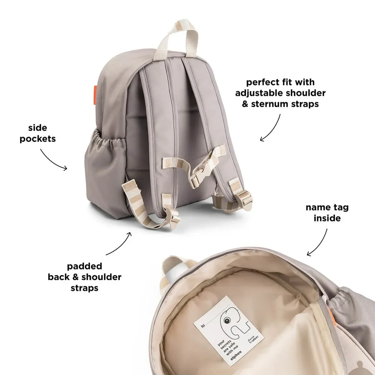 Done by Deer® Kids Backpack Playground Sand 7.5L  - Image 3