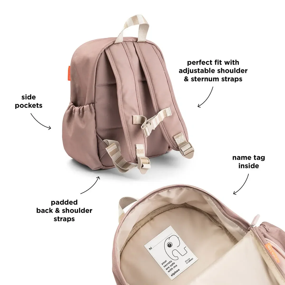Done by Deer® Kids Backpack Tiny Farm 7.5L  - Image 4