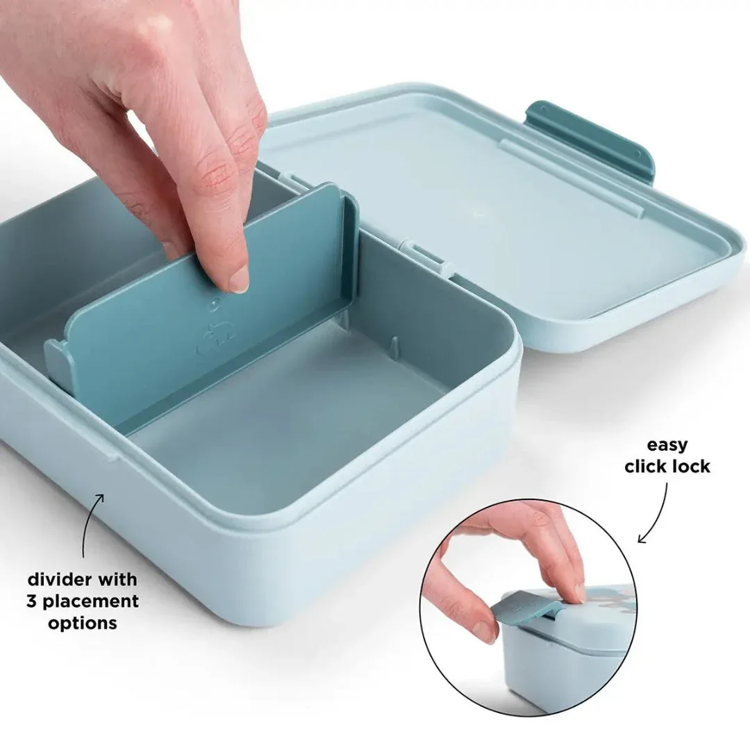 Done by Deer® Kids Lunch Box Tiny Farm Blue - Image 3