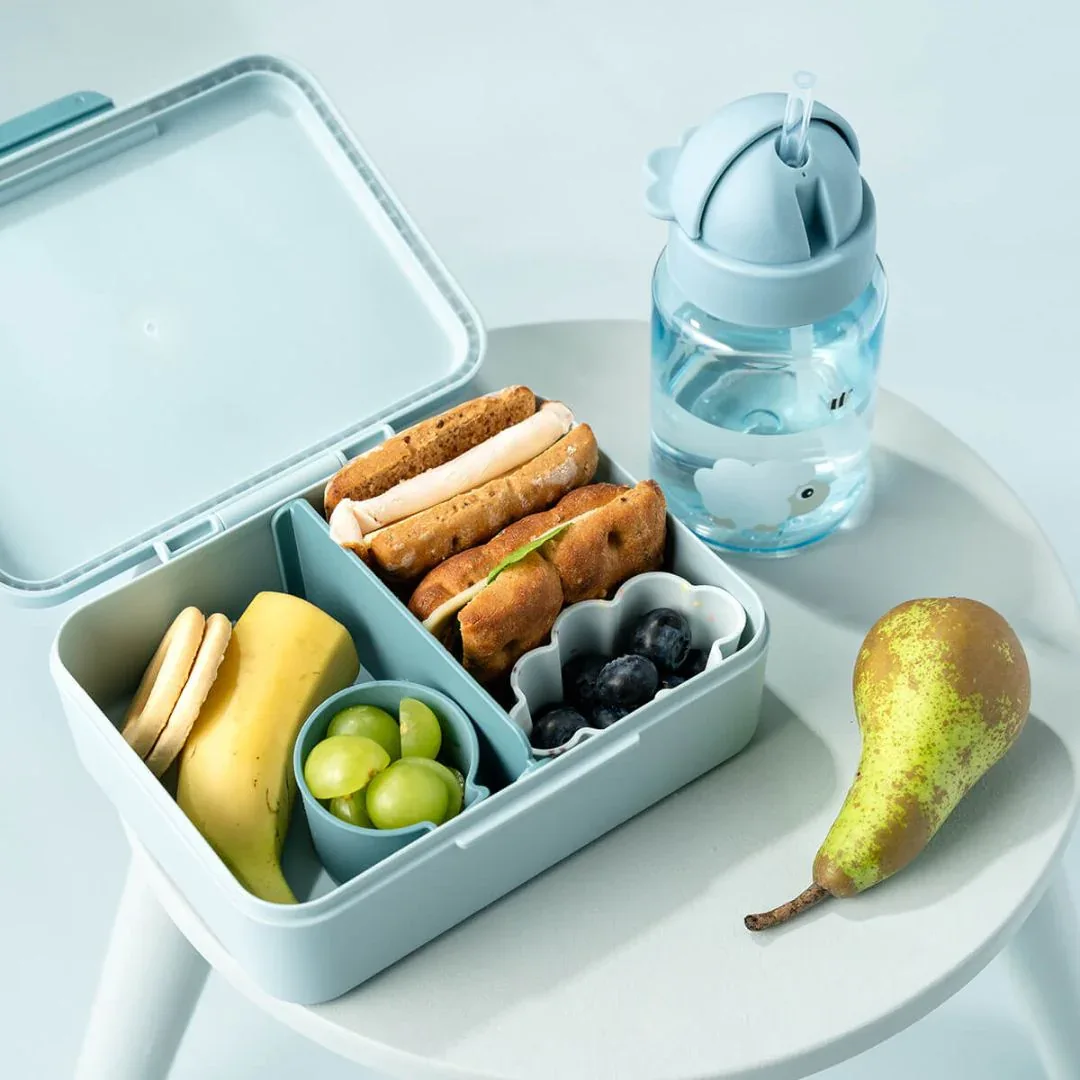 Done by Deer® Kids Lunch Box Tiny Farm Blue - Image 4