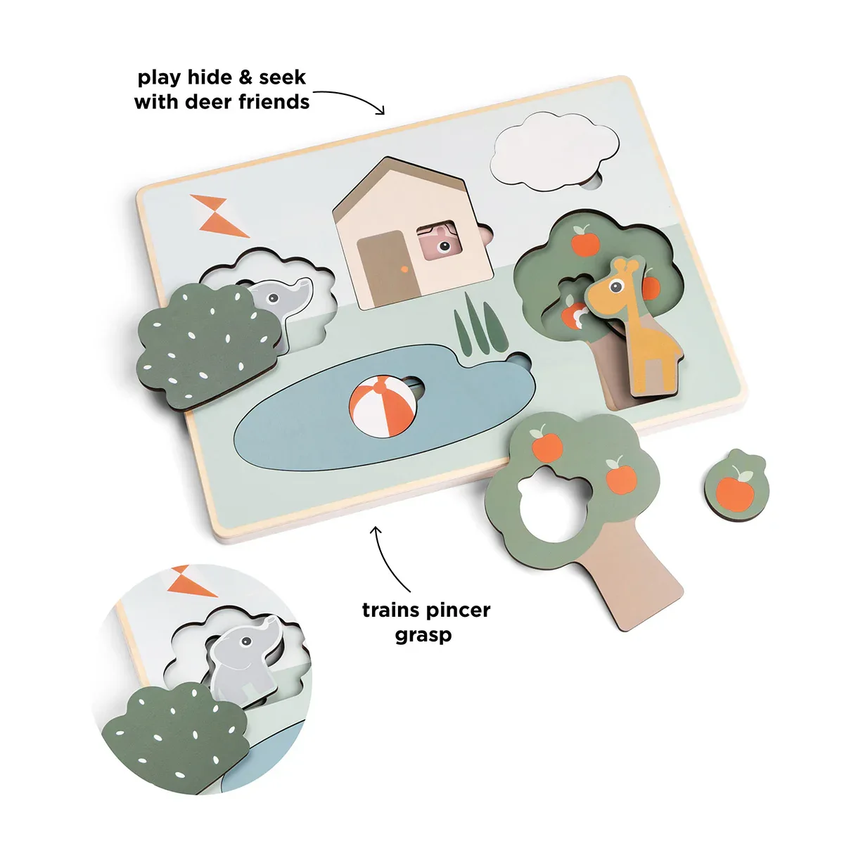 Done by Deer® Layer Puzzle Deer Friends - Image 2