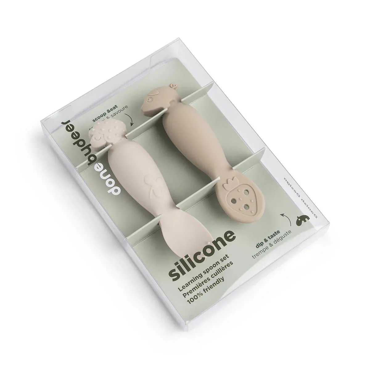 Done by Deer® Learning spoon set Tiny Farm Sand - Image 3