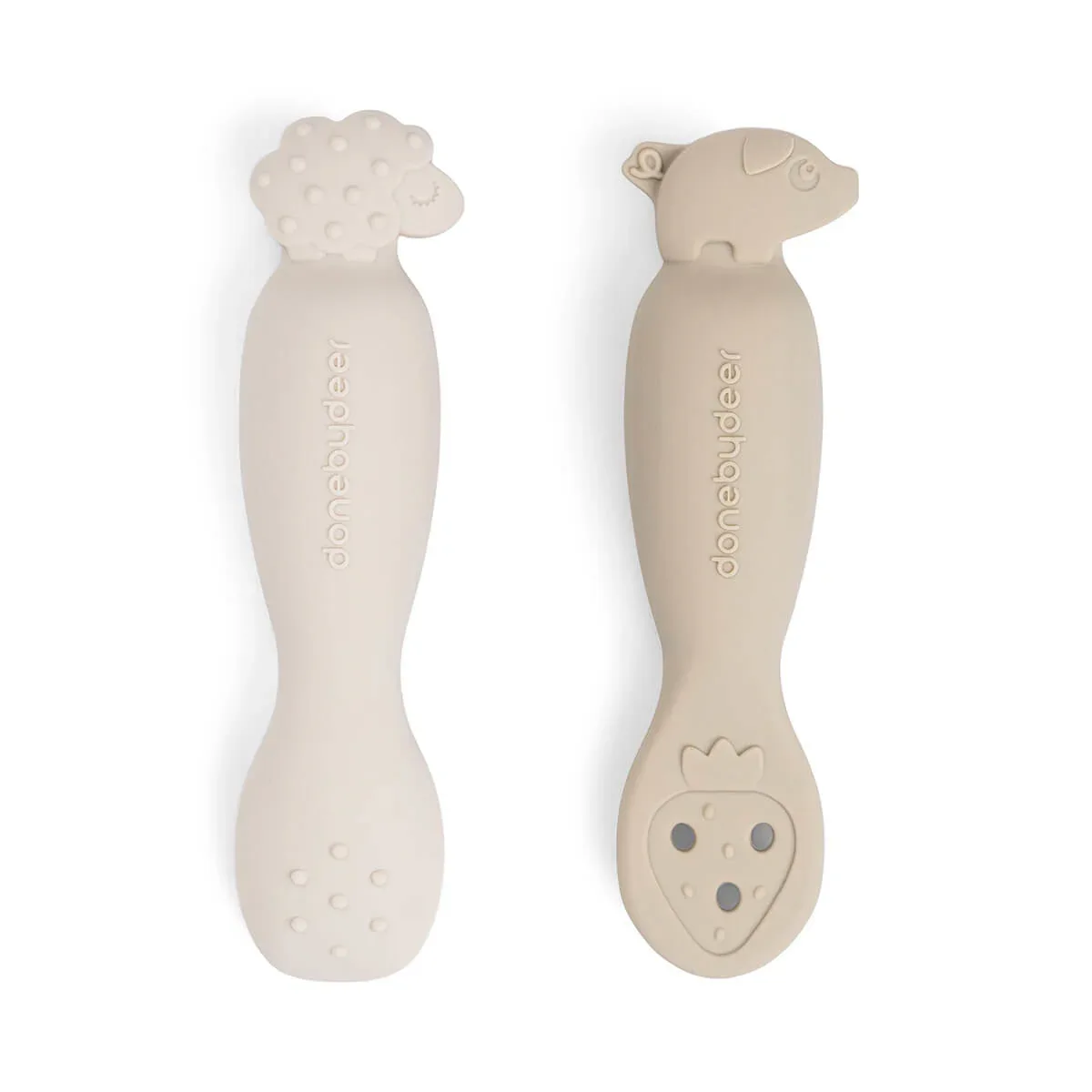 Done by Deer® Learning spoon set Tiny Farm Sand - Image 6