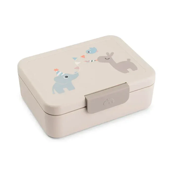 Done by Deer® Lunch box w/divider Celebration Sand