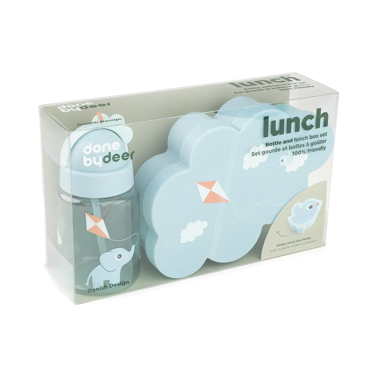 Done by Deer® Lunch & Snack Set Playground Blue - Image 2