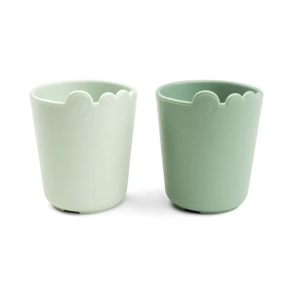 Done by Deer® Mini Mug Kiddish 2 pack Croco Green 100ml