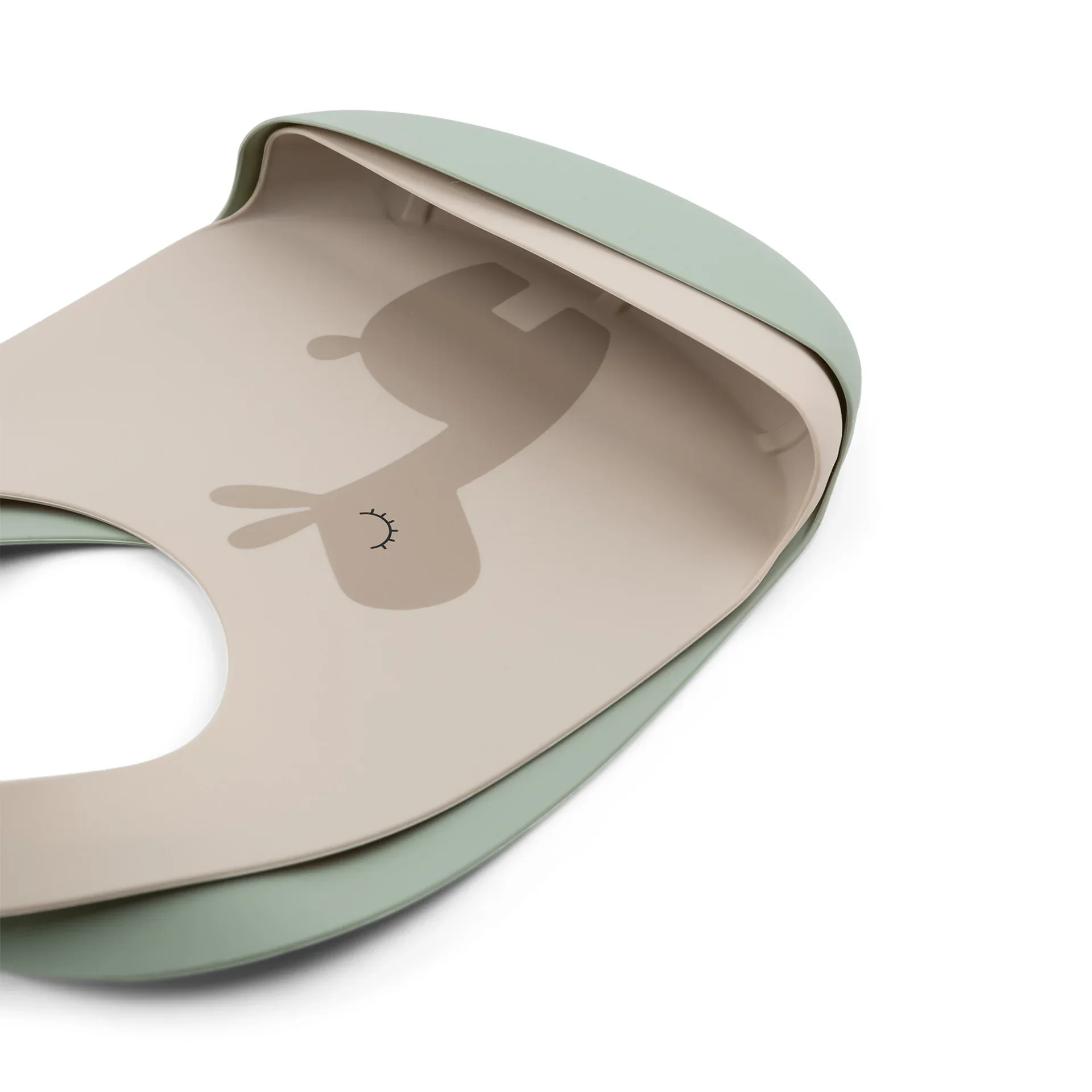 Done by Deer® Peekaboo Bib 2-pack Lalee Sand/Green - Image 2