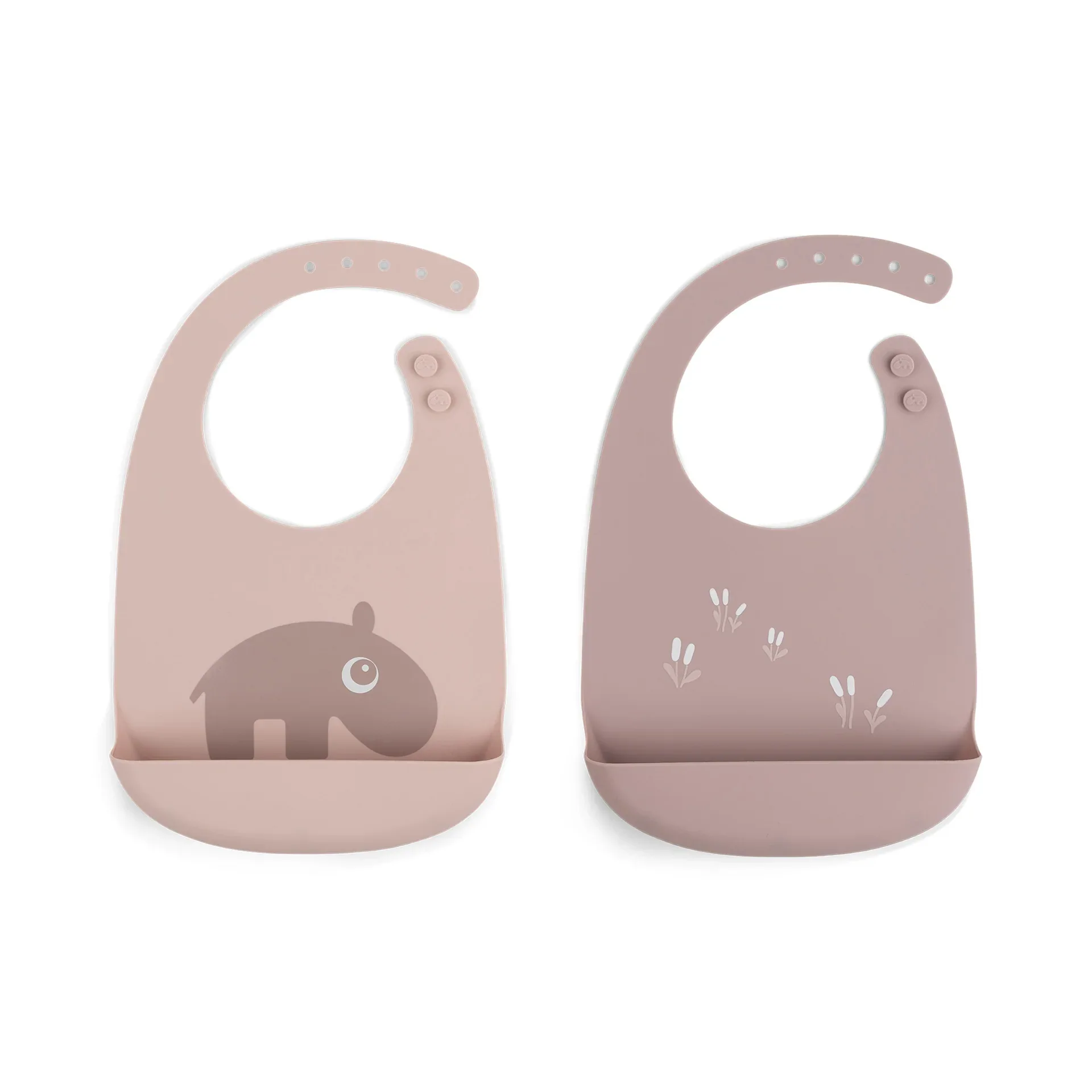 Done by Deer® Peekaboo Bib 2-pack Ozzo Powder