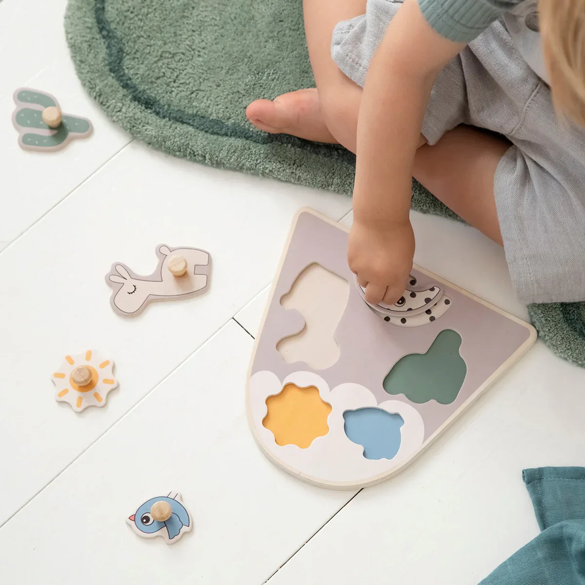 Done by Deer® Peg puzzle Lalee Sand - Image 3