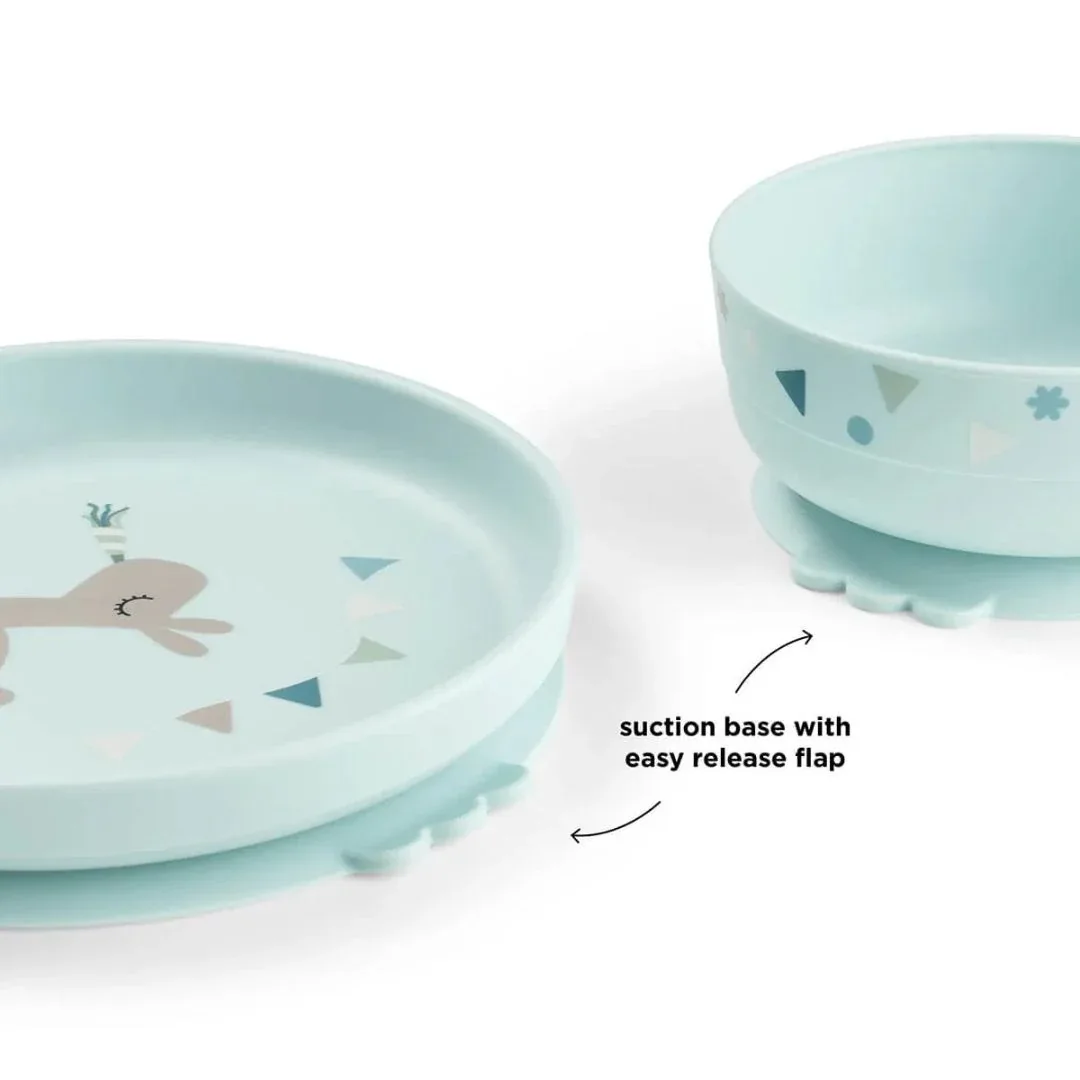 Done by Deer® Prvi jedilni set Foodie Celebration Blue - Image 3