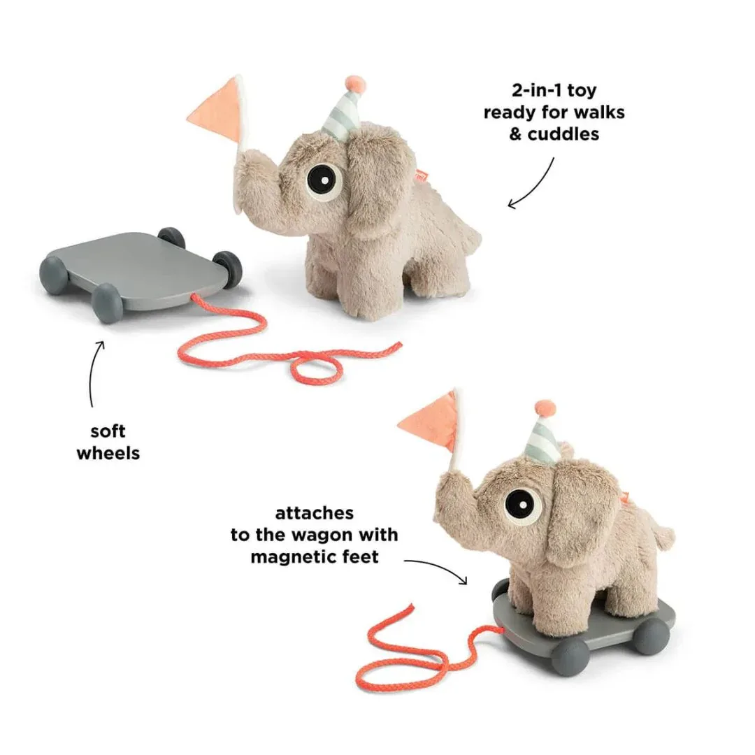Done by Deer® Pull-along Toy 2-in-1 Elphee Sand - Image 3