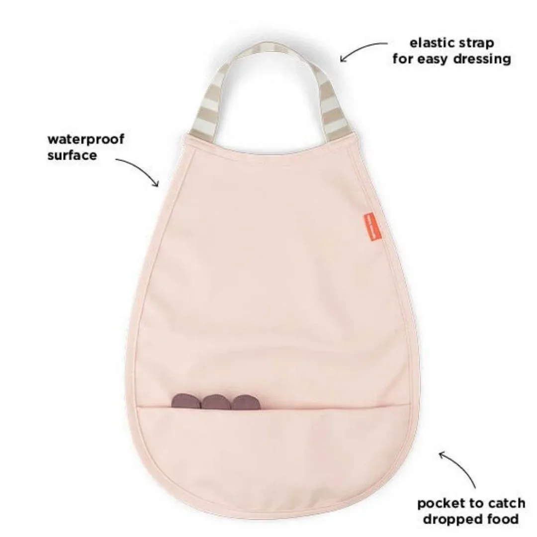 Done by Deer® Pull-over bib Croco Powder - Image 2