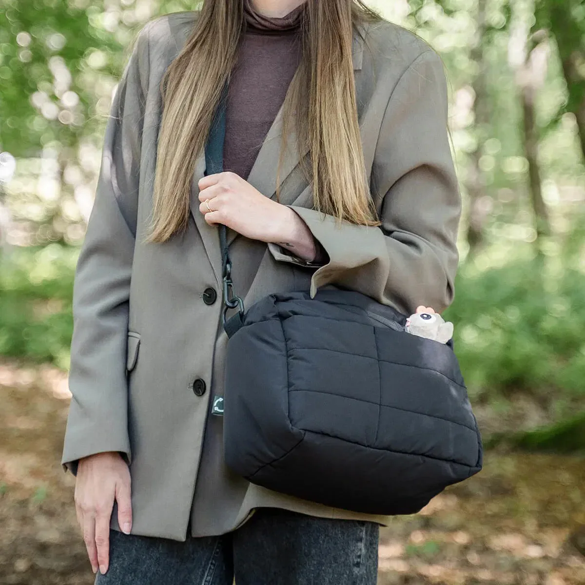 Done by Deer® Quilted stroller bag Black - Image 5