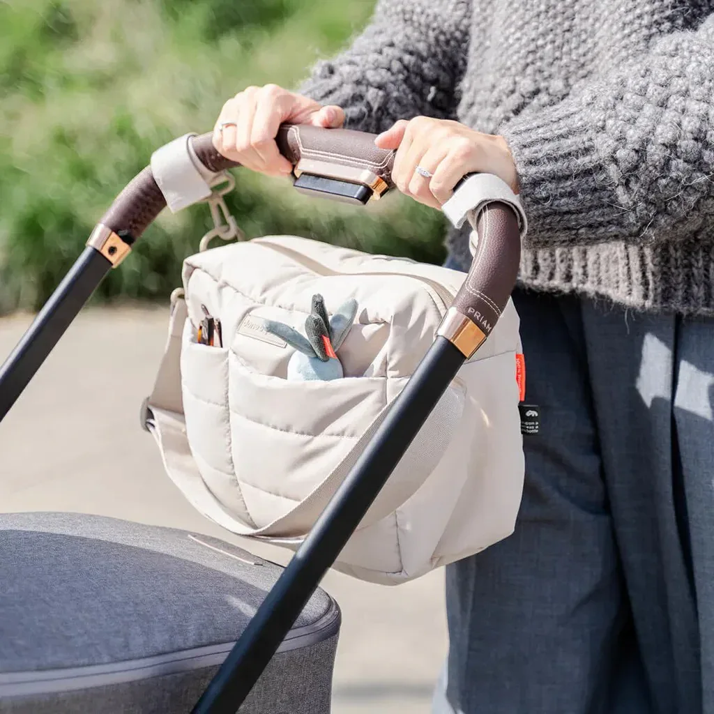 Done by Deer® Quilted stroller bag Sand - Image 6