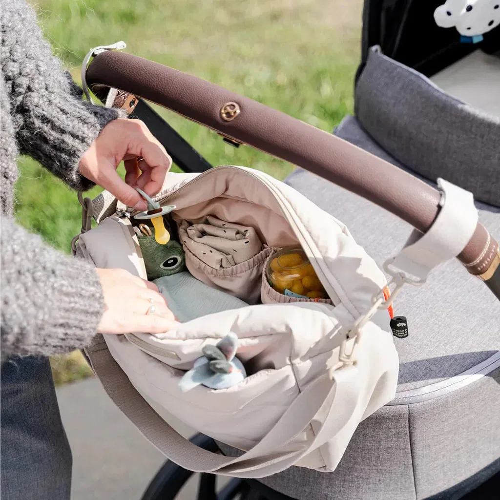 Done by Deer® Quilted stroller bag Sand - Image 7