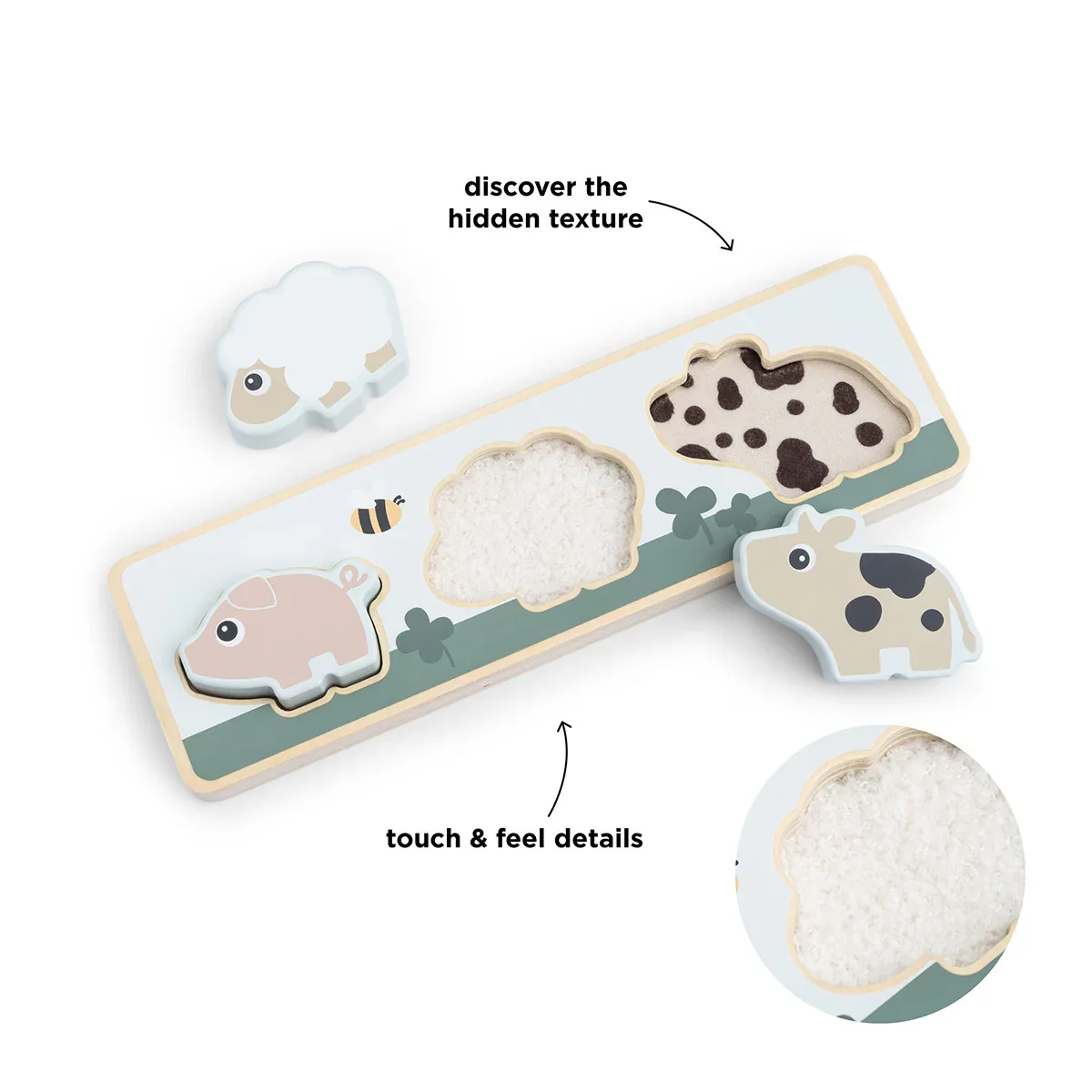 Done by Deer® Sensory Puzzle Tiny Farm - Image 2
