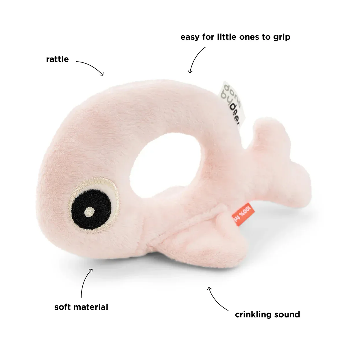 Done by Deer® Sensory Ring Rattle Wally Powder - Image 3
