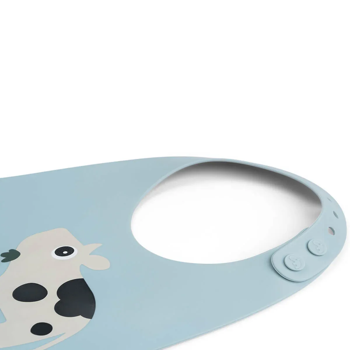 Done by Deer® Silicone bib Dotti Blue - Image 3
