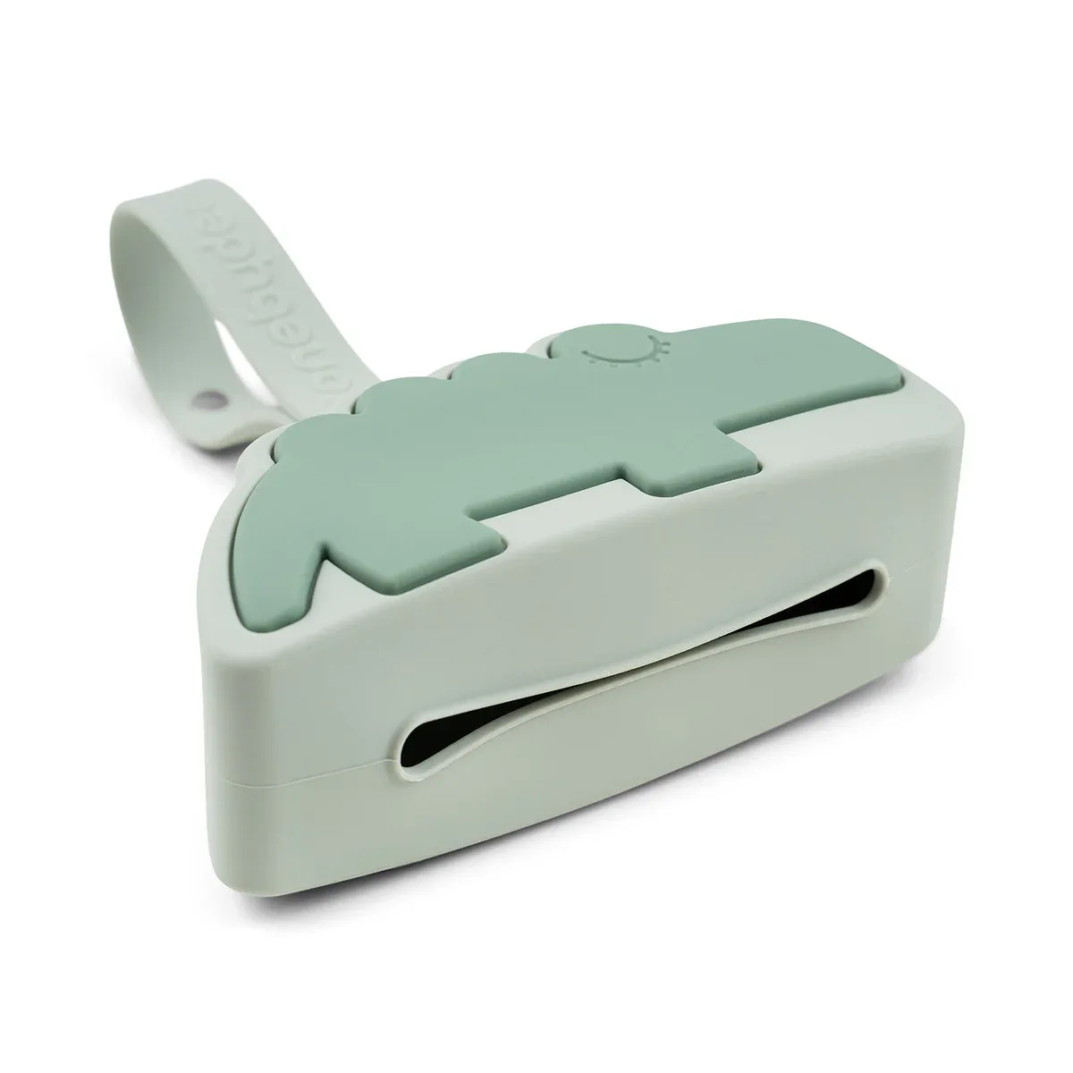 Done by Deer® Silicone pacifier pouch Croco Green - Image 2