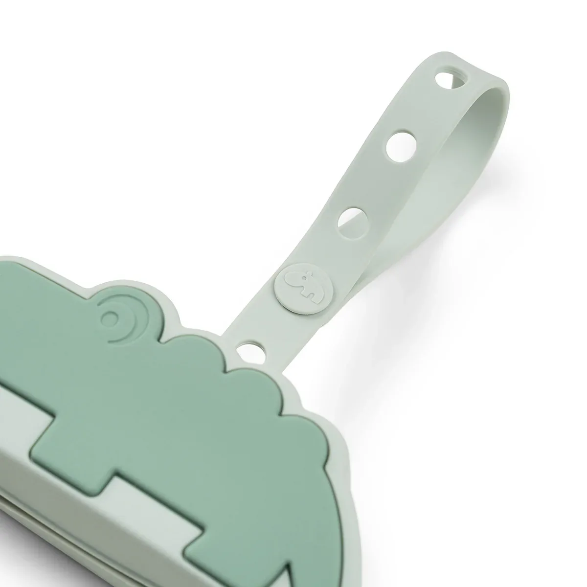 Done by Deer® Silicone pacifier pouch Croco Green - Image 7