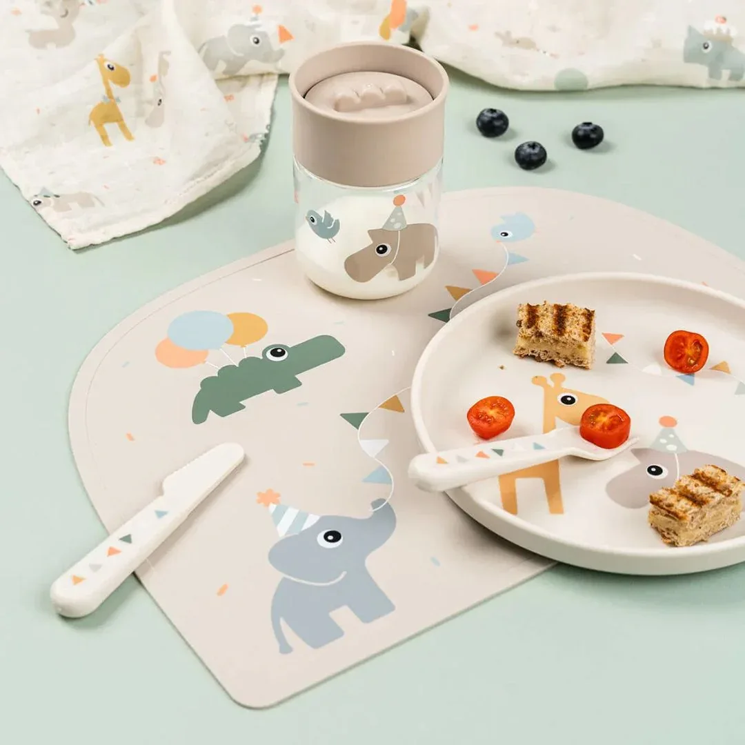 Done by Deer® Silicone Placemat Celebration Sand - Image 4