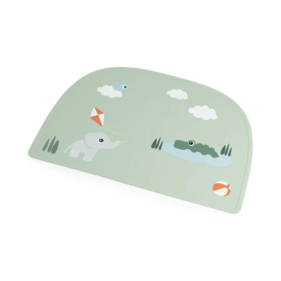 Done by Deer® Silicone Placemat Playground Green - Image 2