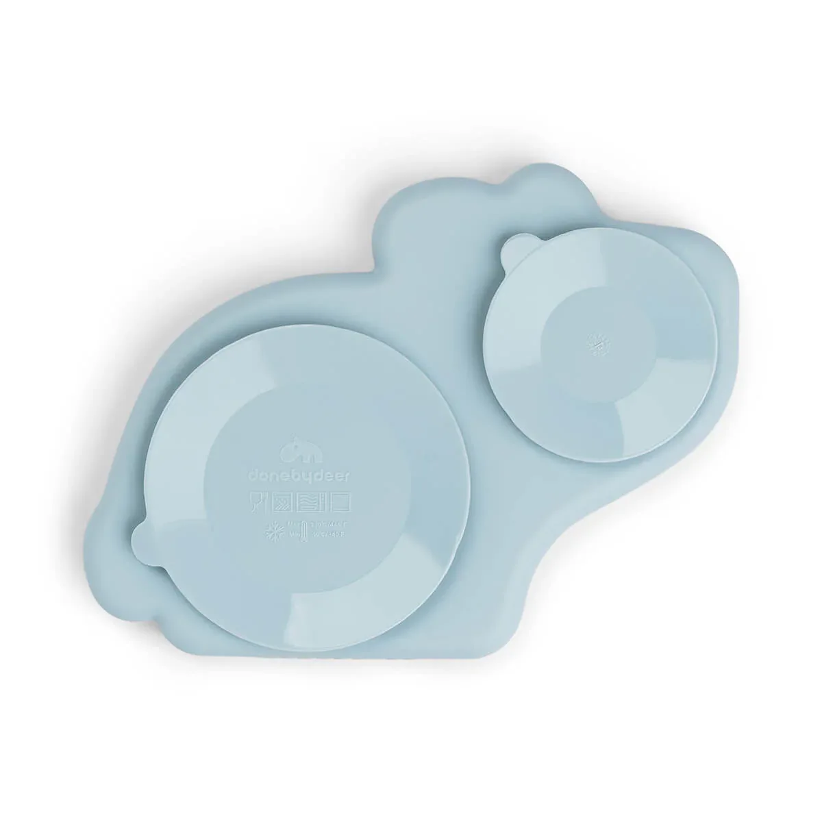 Done by Deer® Silicone plate Stick&Stay Dotti Blue - Image 5