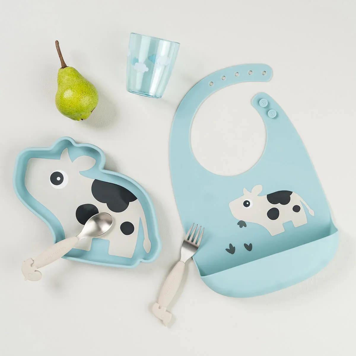 Done by Deer® Silicone plate Stick&Stay Dotti Blue - Image 6