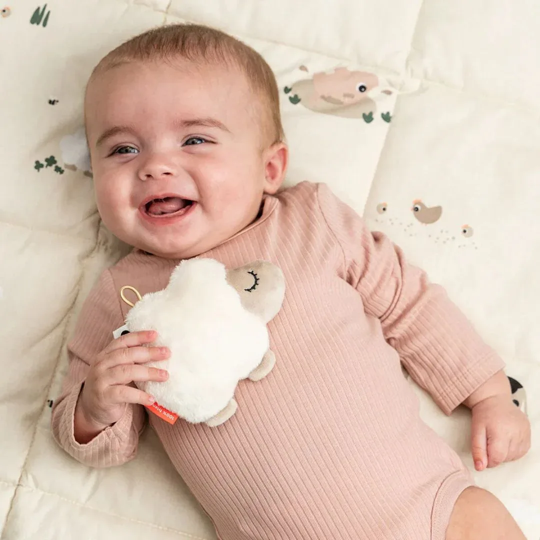 Done by Deer® Soft Sensory Rattle Sheepy Sand - Image 3
