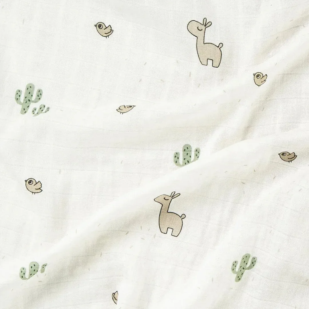 Done by Deer® Swaddle Blanket Lalee Sand 120x120 - Image 3