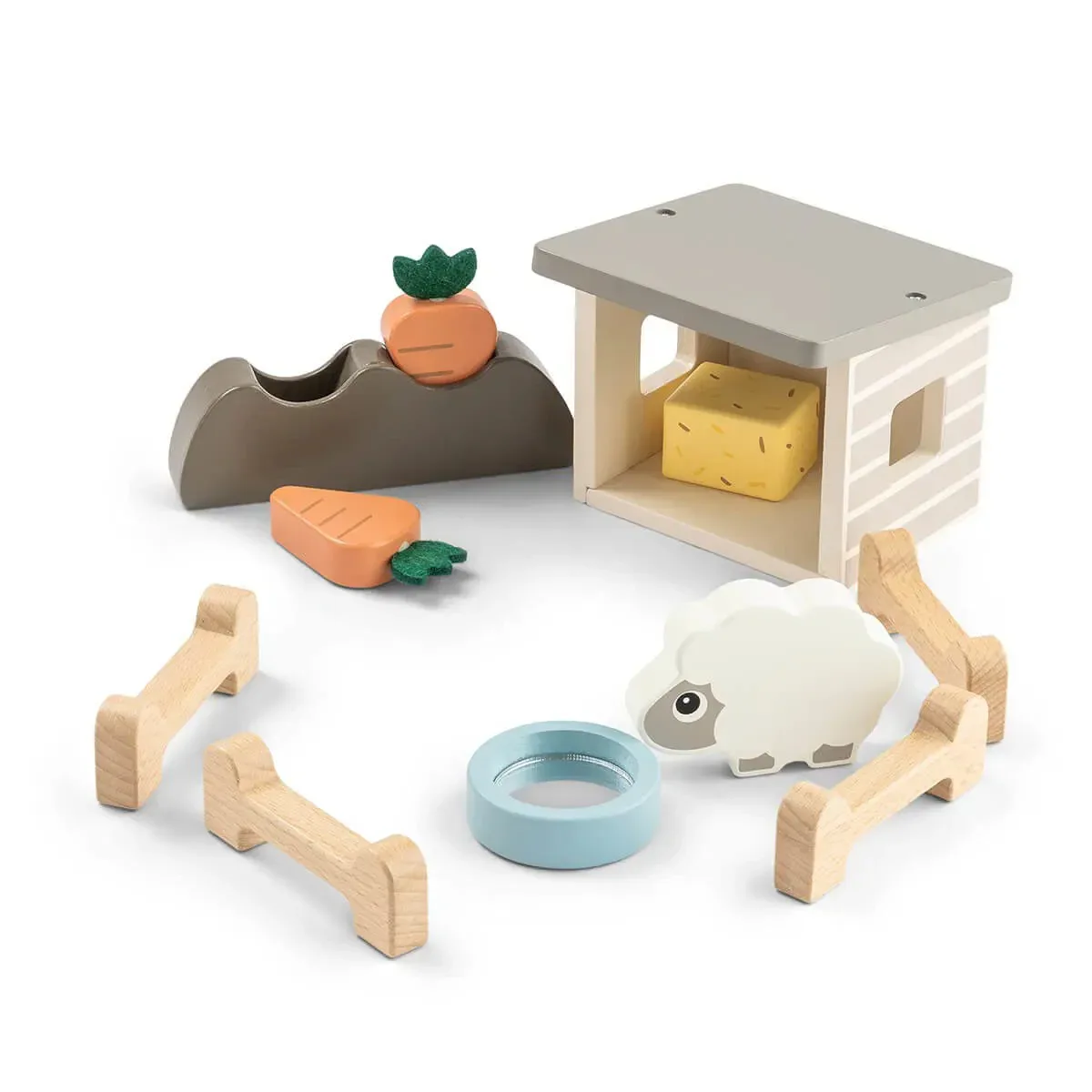 Done by Deer® Tiny Farm Play Set Sheepy