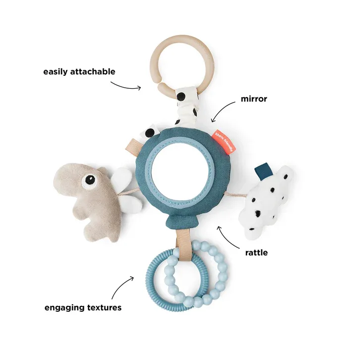 Done by Deer® To go activity mirror Happy clouds Blue - Image 2