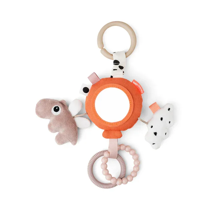 Done by Deer® To go activity mirror Happy clouds Papaya