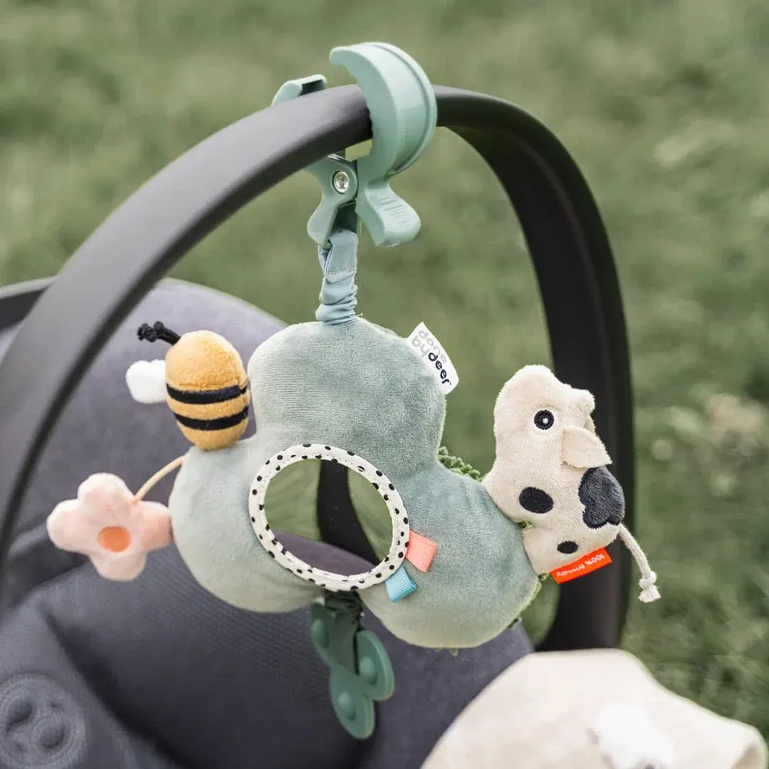Done by Deer® To-Go Sensory Toy Tiny Farm Green - Image 4