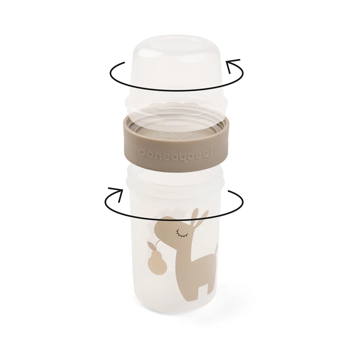 Done by Deer® To Go snack container L Lalee Sand - Image 3