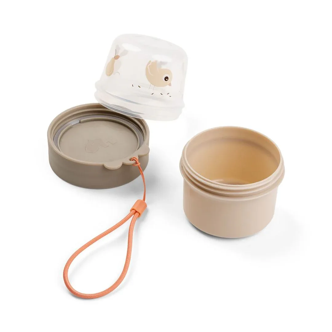Done by Deer® To Go snack container S Birdee Sand - Image 3