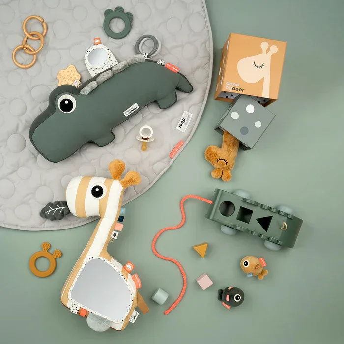 Done by Deer® Tummy time activity toy Croco Green - Image 3